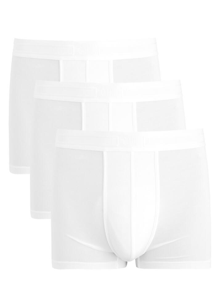 Che Logo-jacquard Stretch-jersey Trunks - set of Three - White Cover