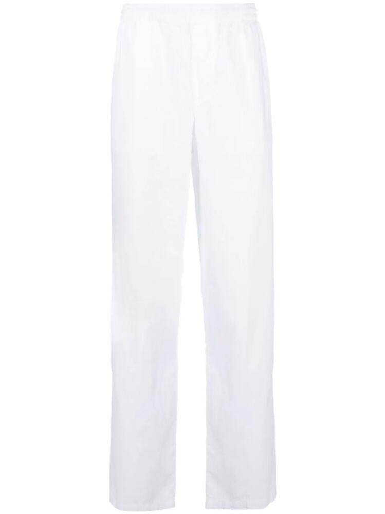 ASPESI elasticated-waist flared trousers - White Cover