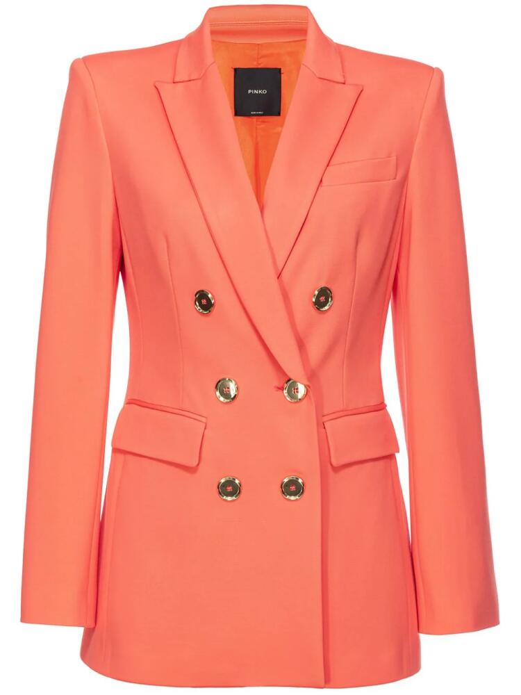 PINKO double-breasted blazer - Orange Cover