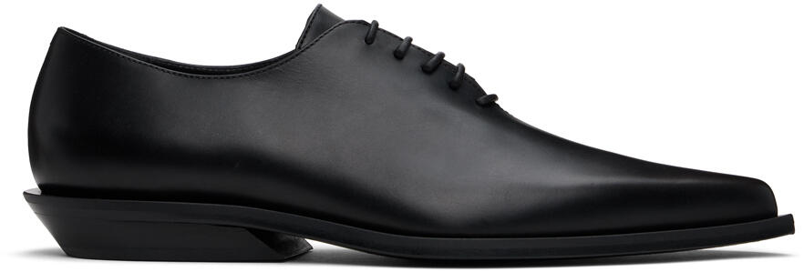 Ann Demeulemeester Black Mika Pointy Micro Heel Oxfords Cover