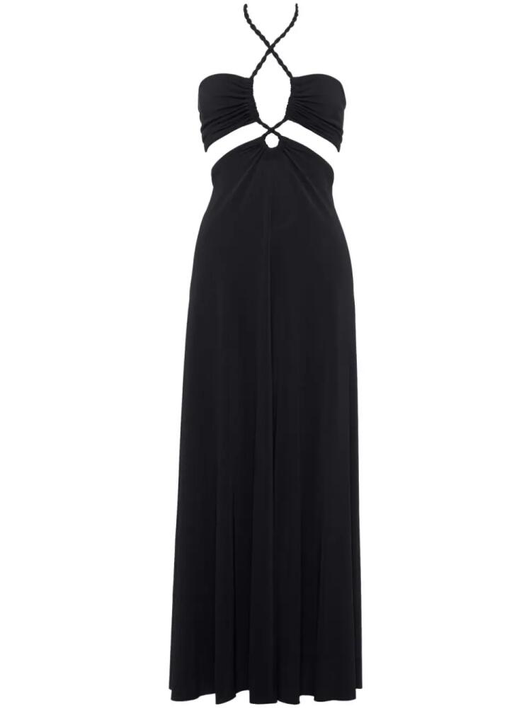 ERES Tina halterneck maxi dress - Black Cover