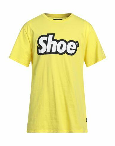 Shoe Man T-shirt Yellow Cotton Cover