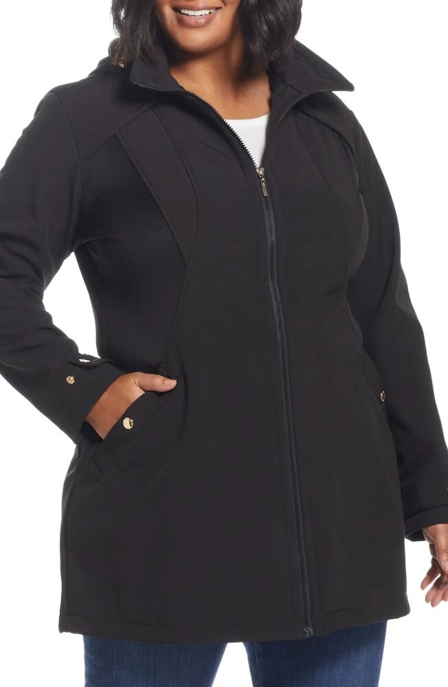 Gallery Soft Shell Water Resistant Jacket in Black Cover