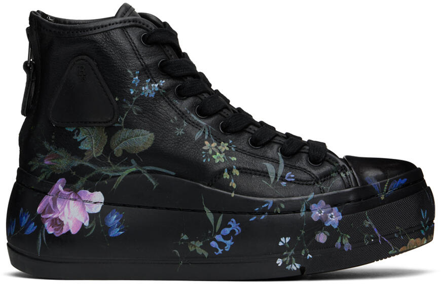 R13 Black Kurt High Top Sneakers Cover