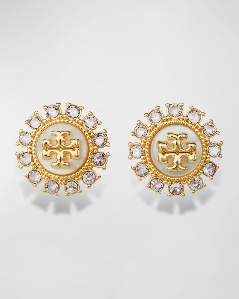 Tory Burch Kira Crystal Stud Earrings Cover