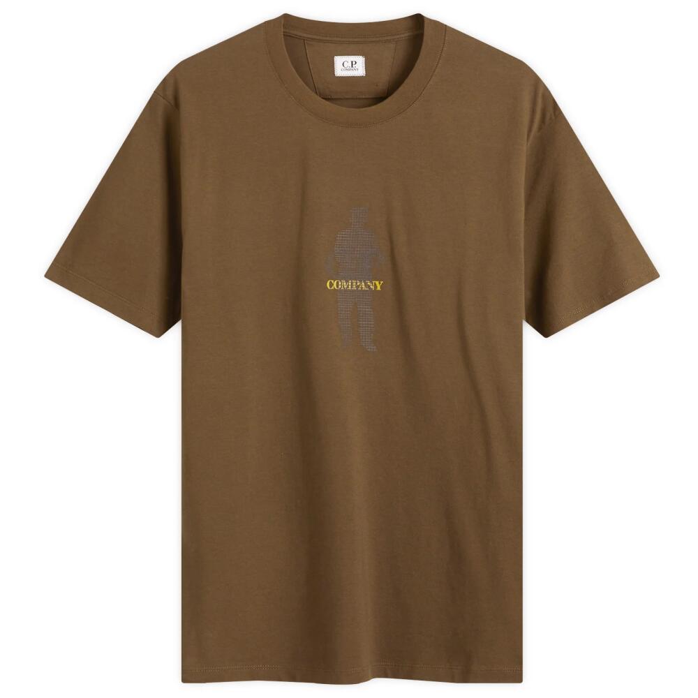 C.P. Company Men's 30/1 Sailor T-Shirt in Ivy Green Cover