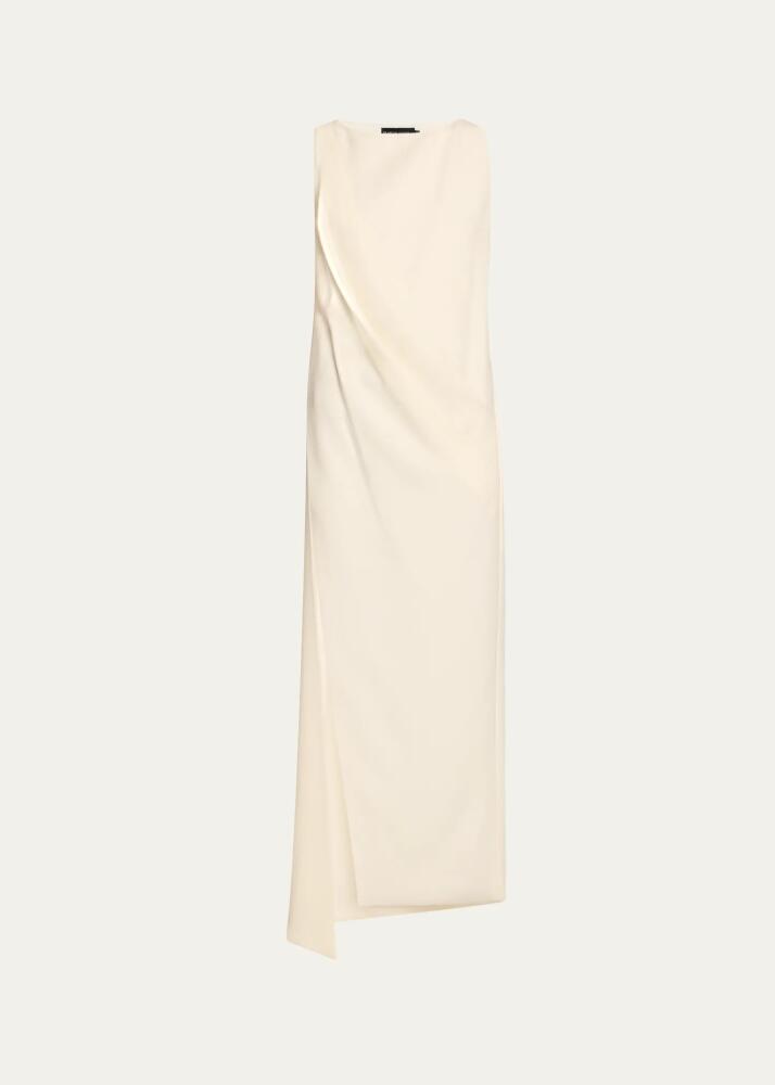 Brandon Maxwell The Tate Long Wool Column Top Cover