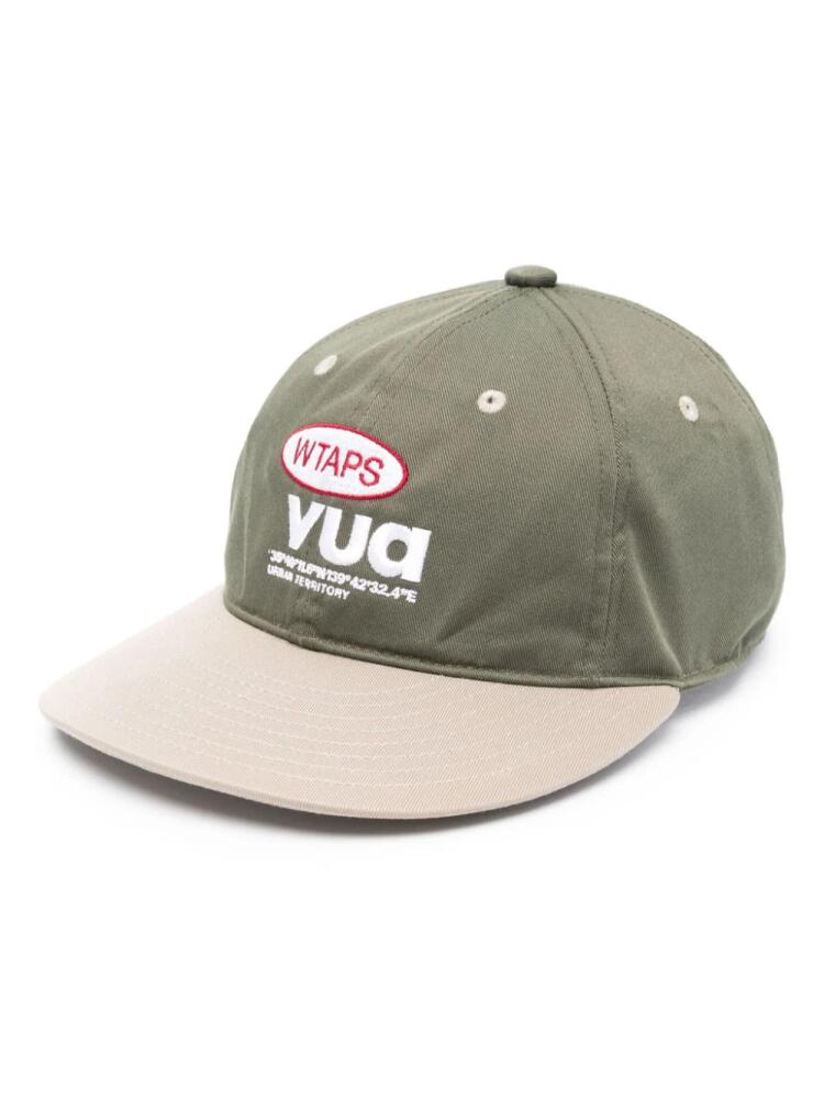 WTAPS logo-embroidered cap - Green Cover