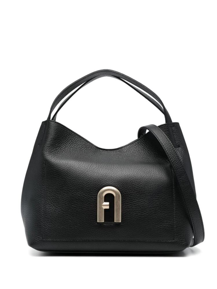 Furla small Primula leather shoulder bag - Black Cover