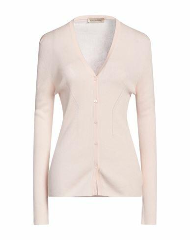 Gentryportofino Woman Cardigan Light pink Silk, Cotton Cover