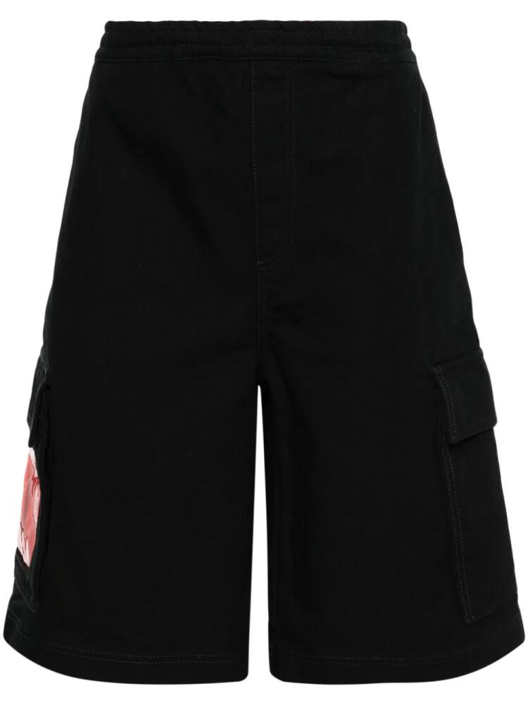 44 LABEL GROUP ID canvas cargo shorts - Black Cover