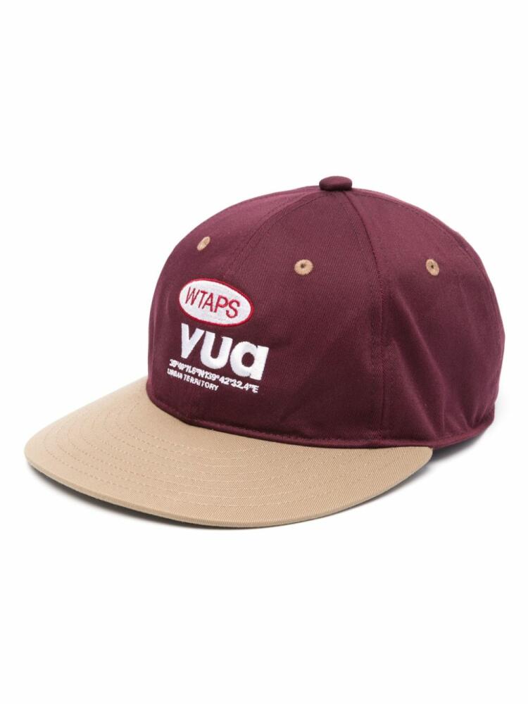 WTAPS logo-embroidered cap Cover