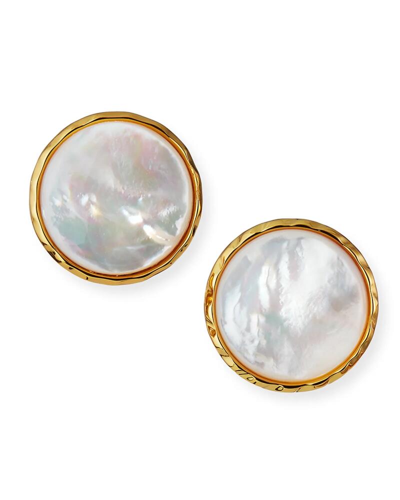 NEST Jewelry Mother-of-Pearl Statement Clip Earrings Cover