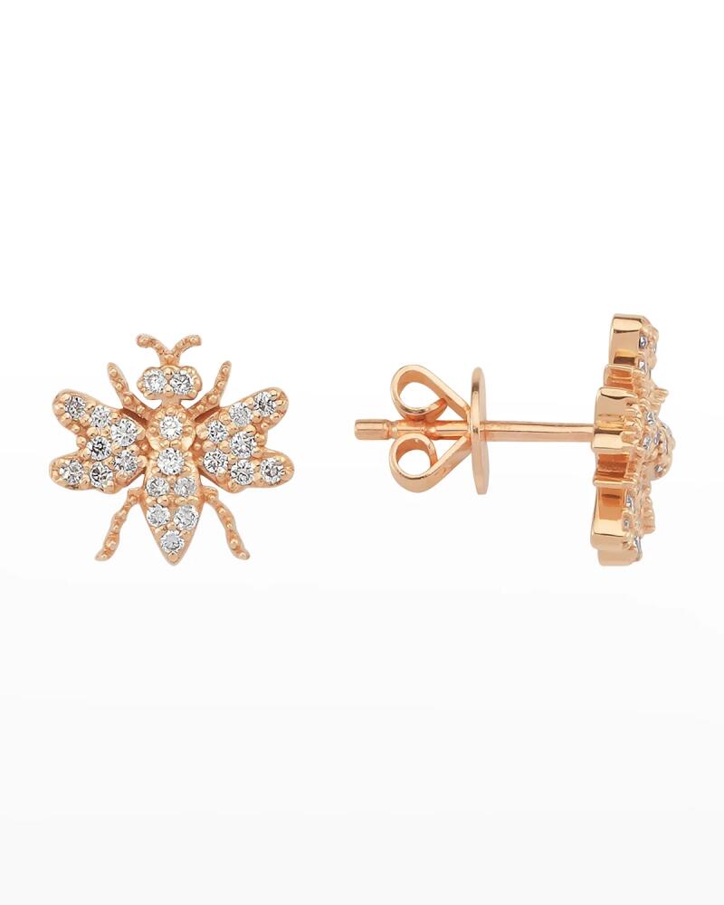 BeeGoddess Bee Diamond Stud Earrings Cover