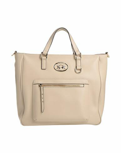 La Martina Woman Handbag Beige Lambskin Cover