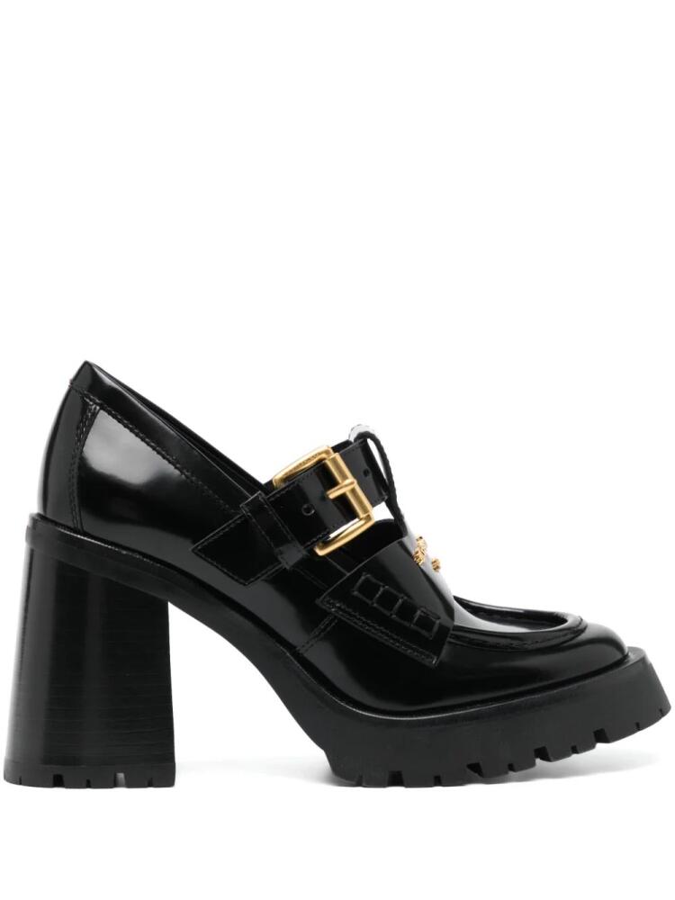 Alexander Wang Carter 95mm loafer-style pumps - Black Cover