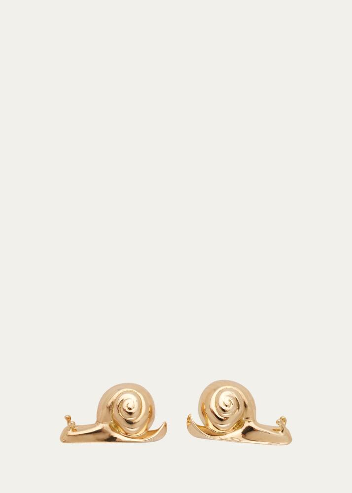 Brent Neale 18K Yellow Gold Snail Stud Earrings Cover