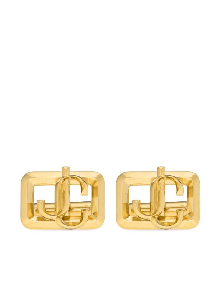 Jimmy Choo Square JC cufflinks - Gold Cover