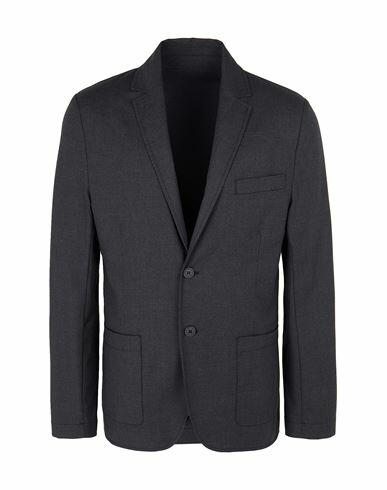 8 By Yoox Man Blazer Steel grey Polyester, Viscose, Elastane Cover