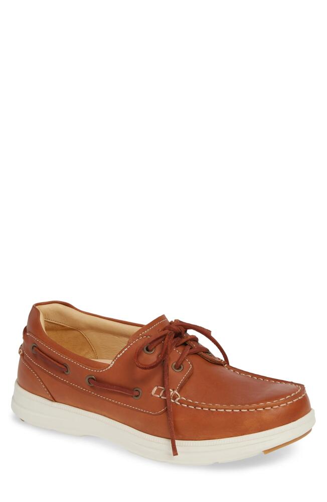 Samuel Hubbard New Endeavor Moc Toe Boat Shoe in Tan Waxed Nubuck Cover