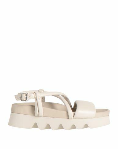 Patrizia Bonfanti Woman Sandals Off white Soft Leather Cover