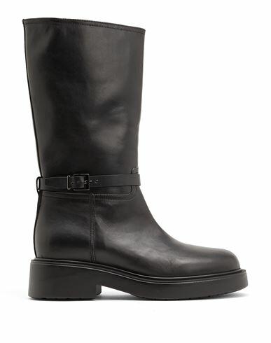 Leonardo Principi Woman Boot Black Calfskin Cover