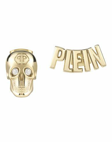 Philipp Plein Lettering Crystal Stud Earrings Woman Earrings Gold Stainless Steel Cover