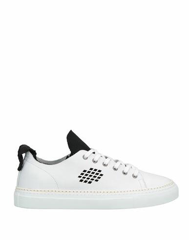 Bepositive Man Sneakers White Soft Leather Cover