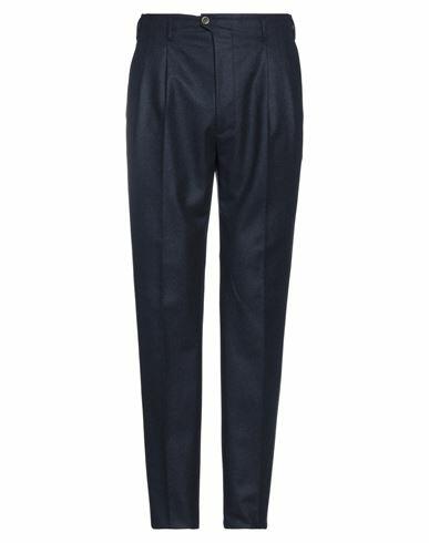 Lardini Man Pants Midnight blue Wool Cover