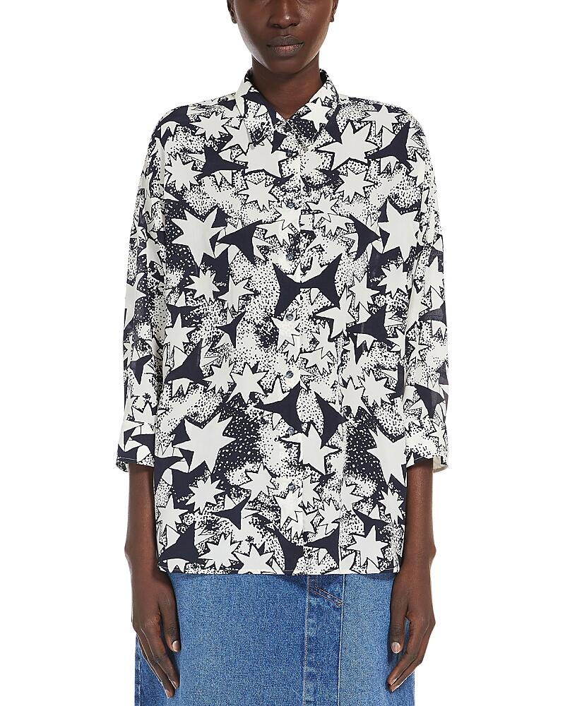 Weekend Max Mara Peana Silk Shirt Cover