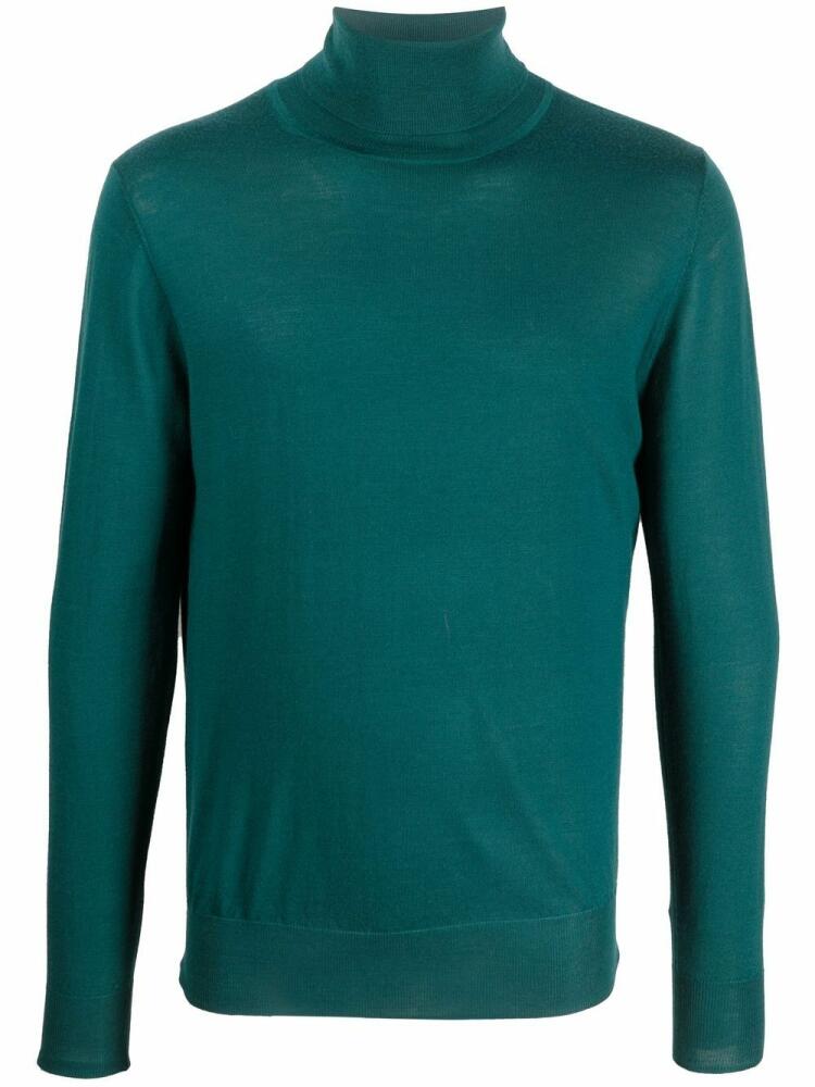 ASPESI roll-neck virgin wool jumper - Green Cover