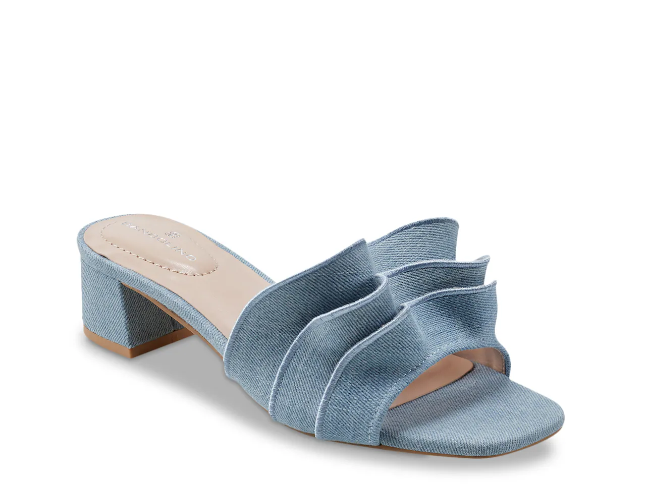 Bandolino Rista Sandal | Women's | Medium Blue Denim Cover