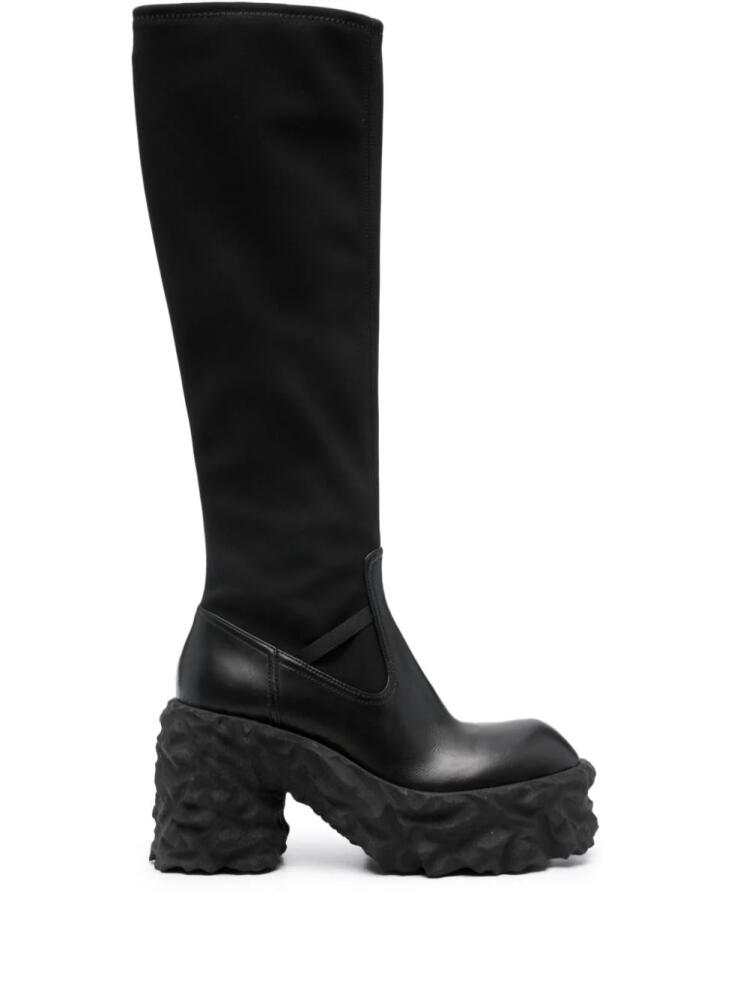 Premiata 90mm leather boots - Black Cover