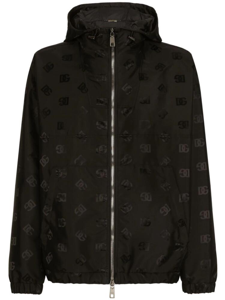 Dolce & Gabbana D&G monogram hooded jacket - Black Cover