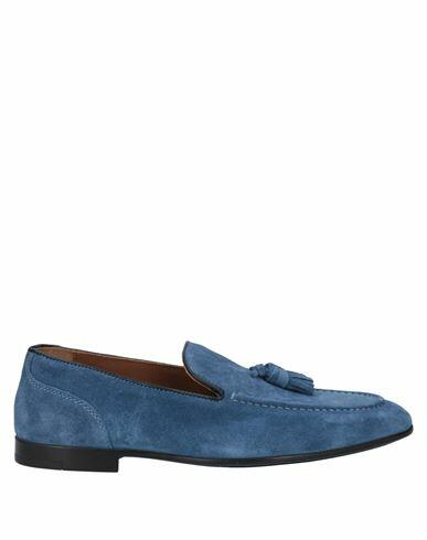 Carlo Pazolini Man Loafers Slate blue Soft Leather Cover