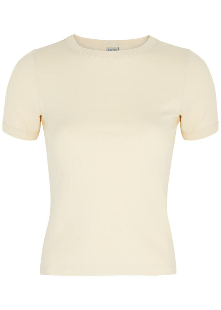 Flore Flore Car Cotton T-shirt - Cream Cover