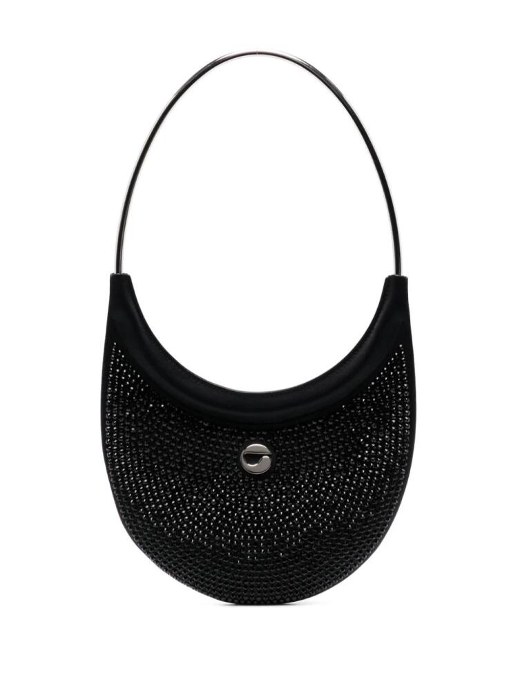 Coperni Ring Swipe crystal-embellished bag - Black Cover