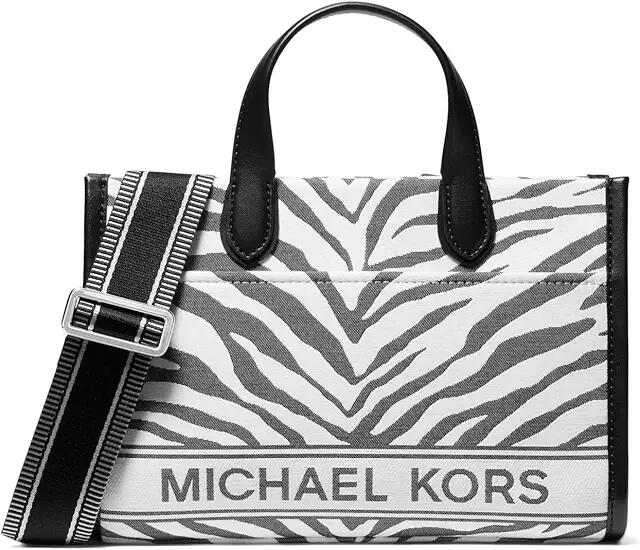 MICHAEL Michael Kors Gigi Small East West Messenger (Black Multi) Cross Body Handbags Cover