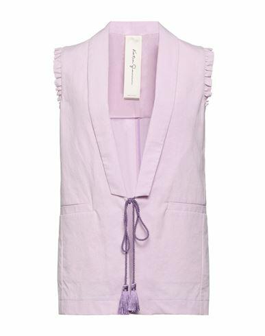 Katia Giannini Woman Blazer Lilac Cotton, Polyester Cover