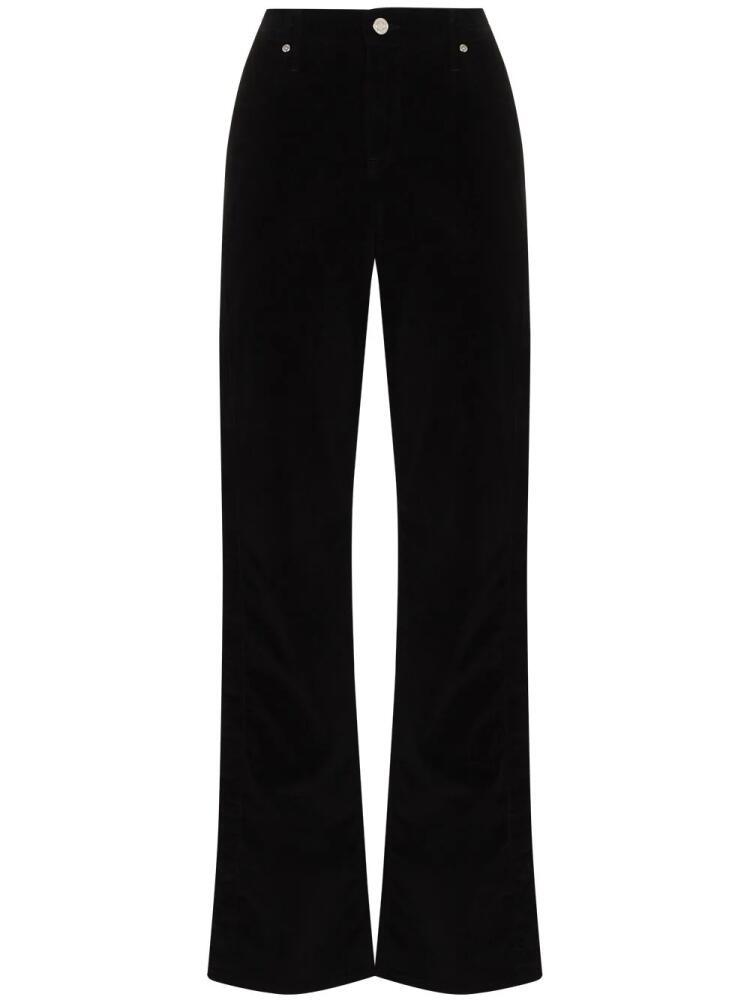 RTA high-rise straight-leg jeans - Black Cover