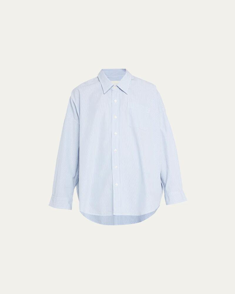 R13 Oxford Oversized Pin-Stripe Shirt Cover