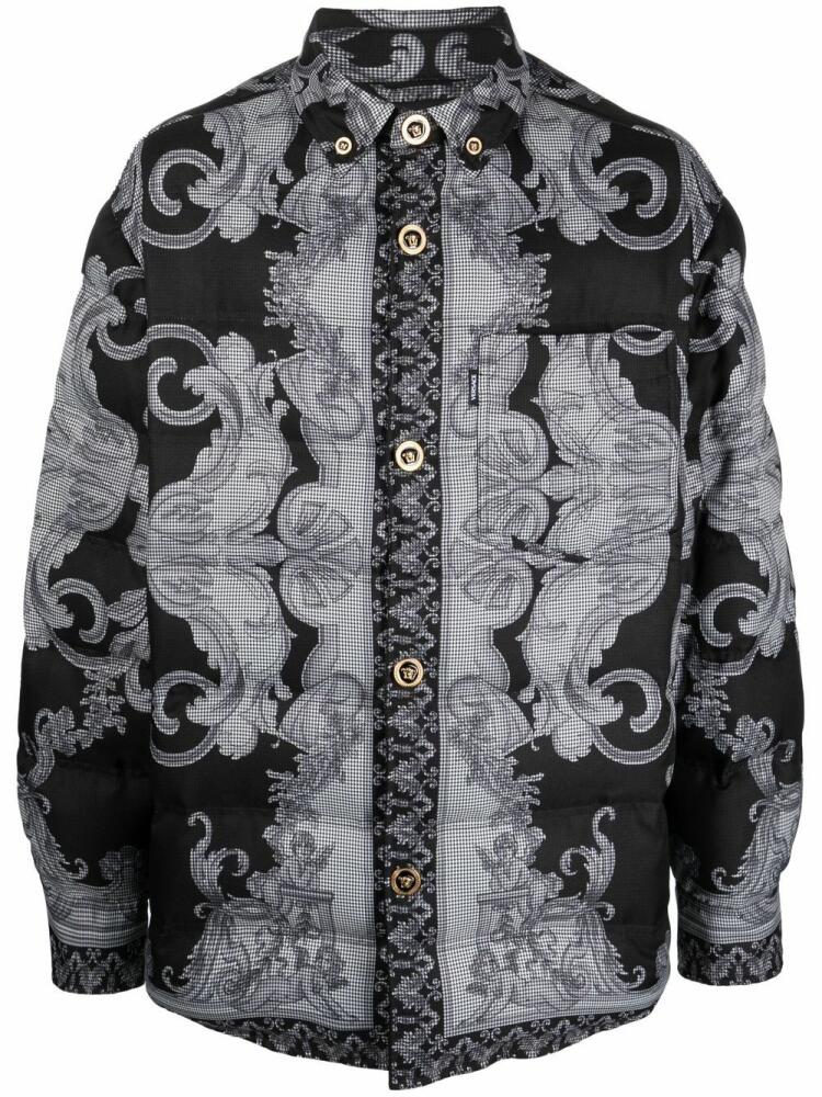 Versace Barocco print jacket - Black Cover