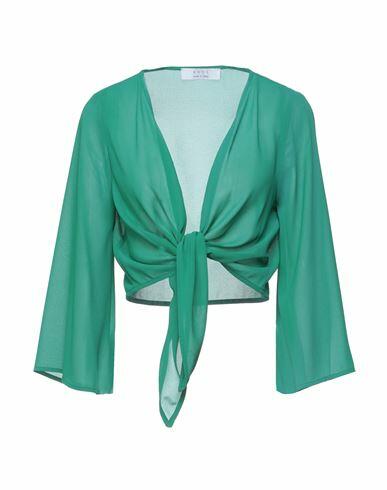 Kaos Woman Cardigan Green Polyester Cover