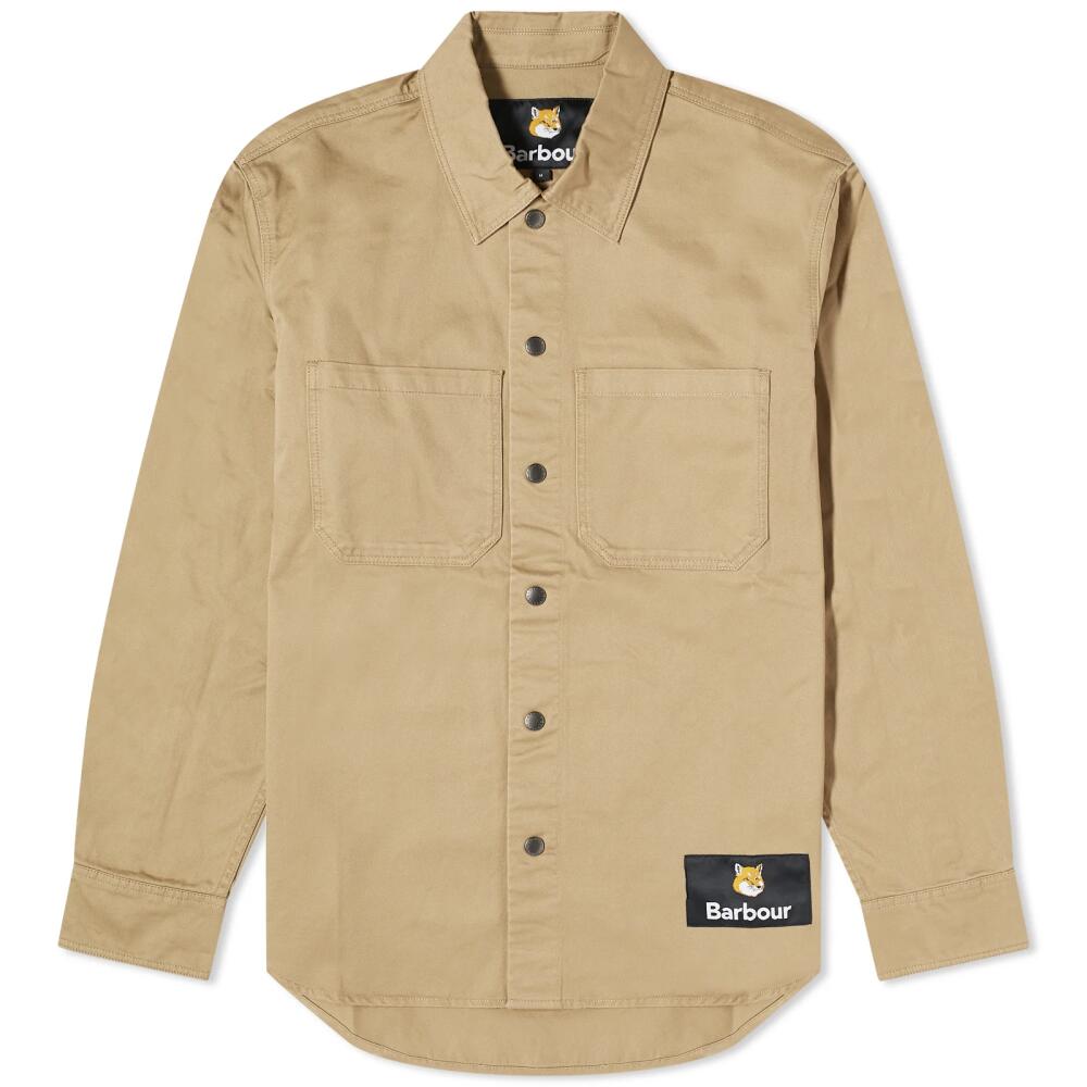 Barbour Men's x Maison Kitsuné Overshirt in Trench Cover