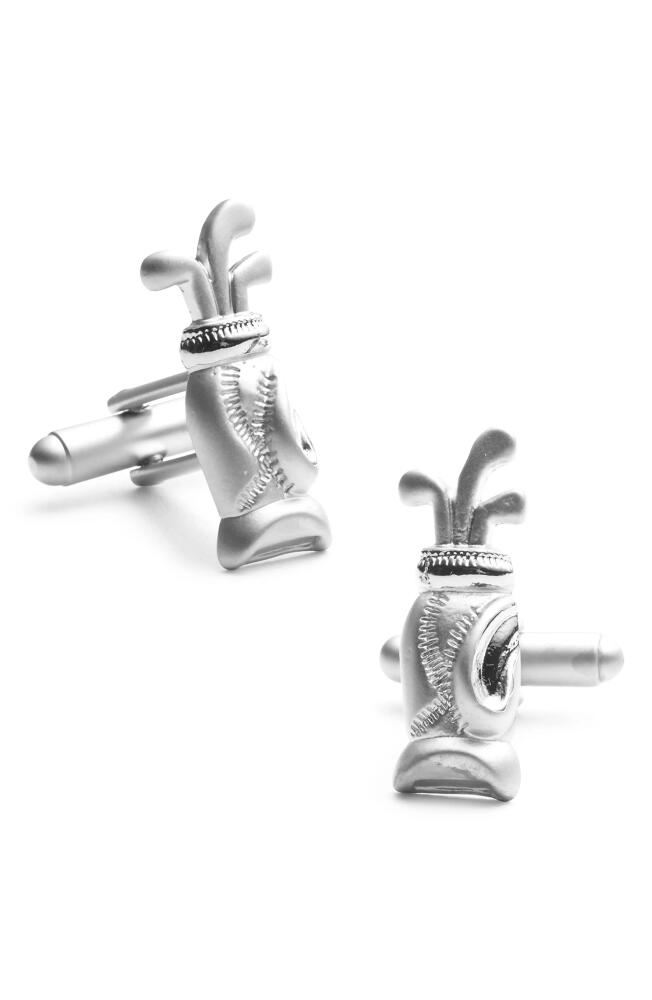 Cufflinks, Inc. Golf Bag Cuff Links in Silver Cover