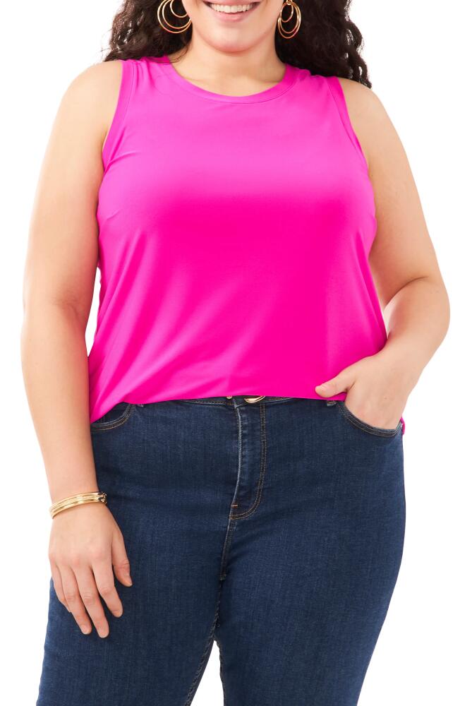 Vince Camuto Back Keyhole Tank in Fuchsia Cover