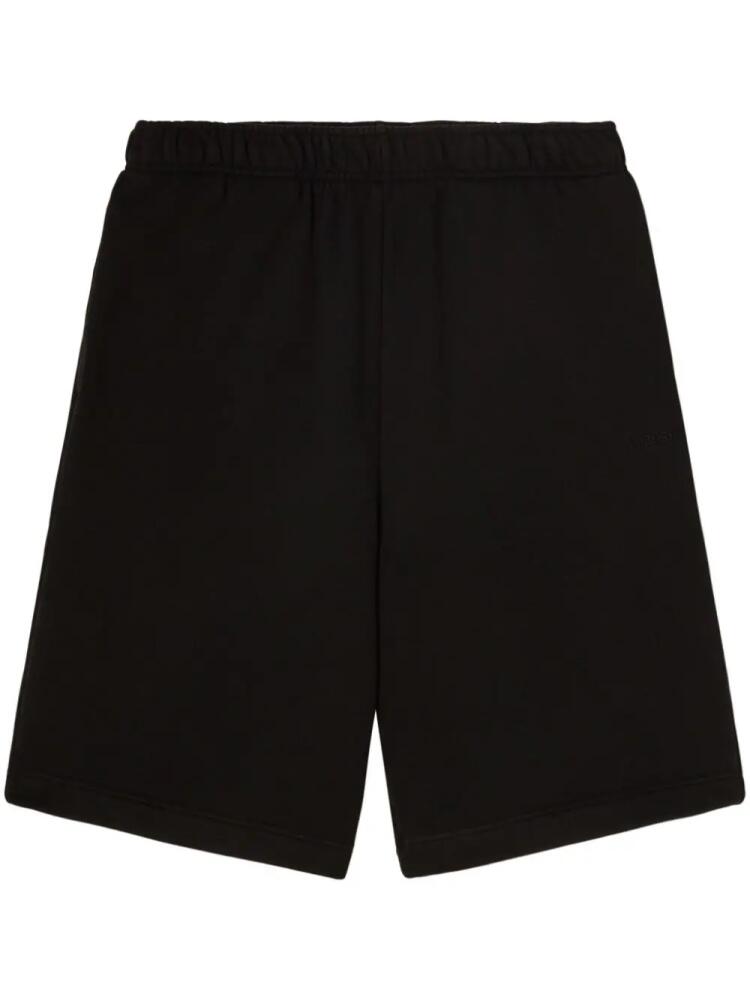 AMBUSH plain cotton track shorts - Black Cover