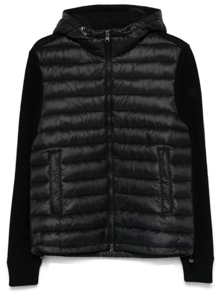 Colmar panelled-design jacket - Black Cover