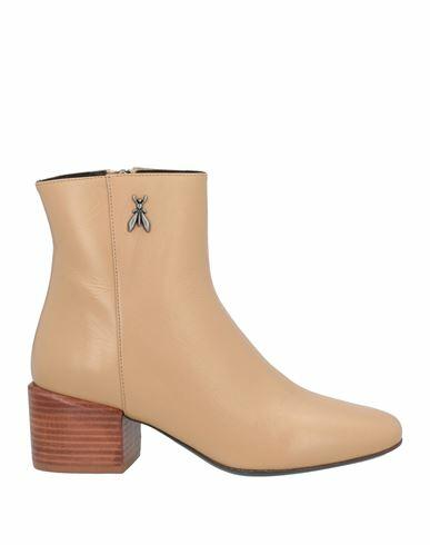 Patrizia Pepe Woman Ankle boots Beige Leather Cover