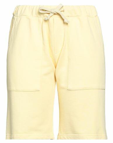 (+) People Woman Shorts & Bermuda Shorts Light yellow Cotton Cover